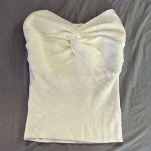 Amazon knit strapless top